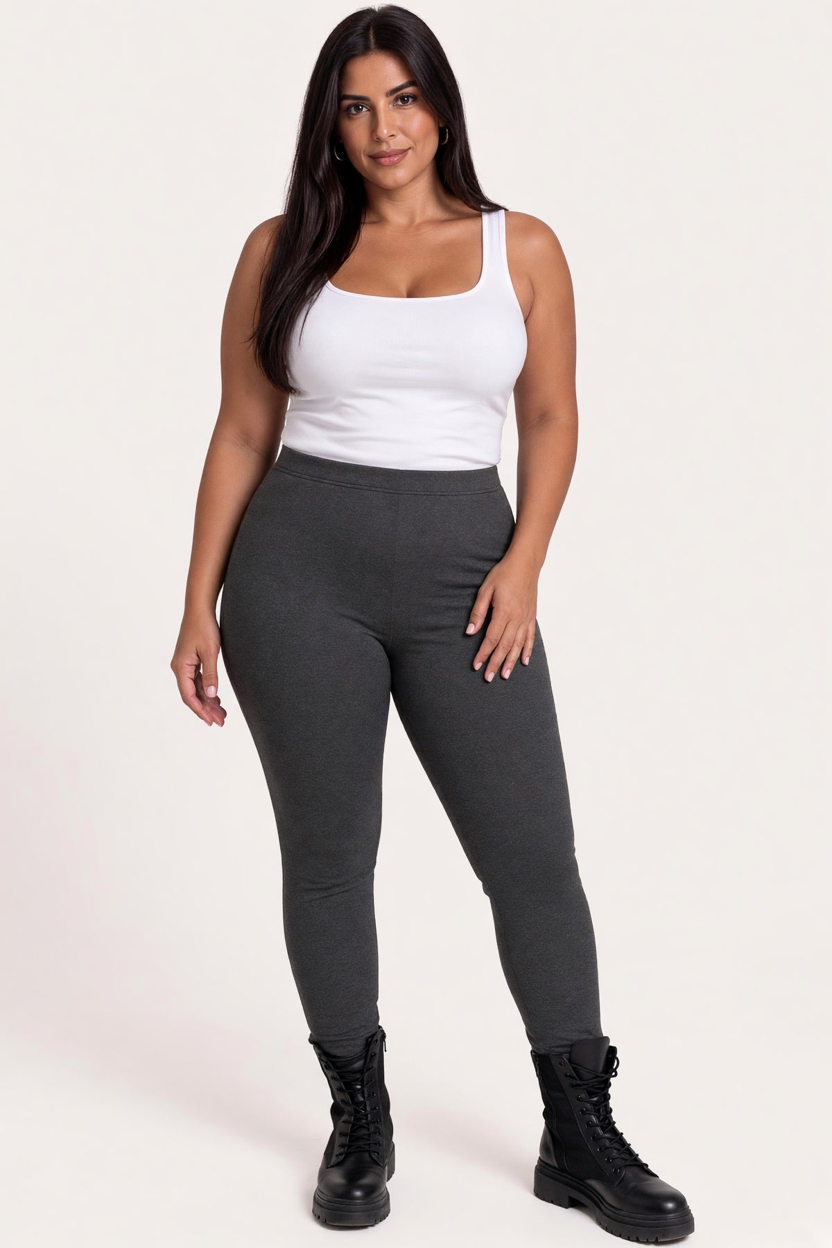 Plus size Street Legging Γκρι