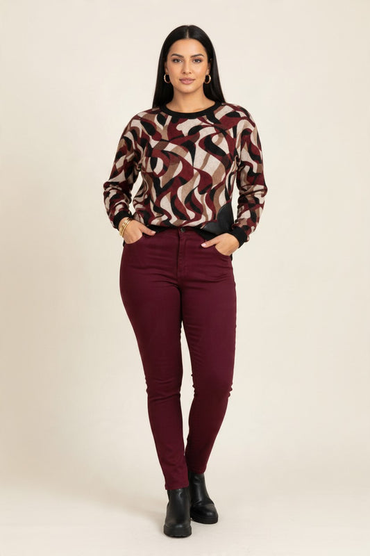 Γυναικεία Μπλούζα plus size Πλεκτη