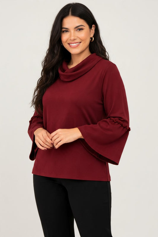 Πλεκτή Γυναικεία plus size Μπλούζα