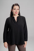 Plus size Μπλουζα Stylish Black