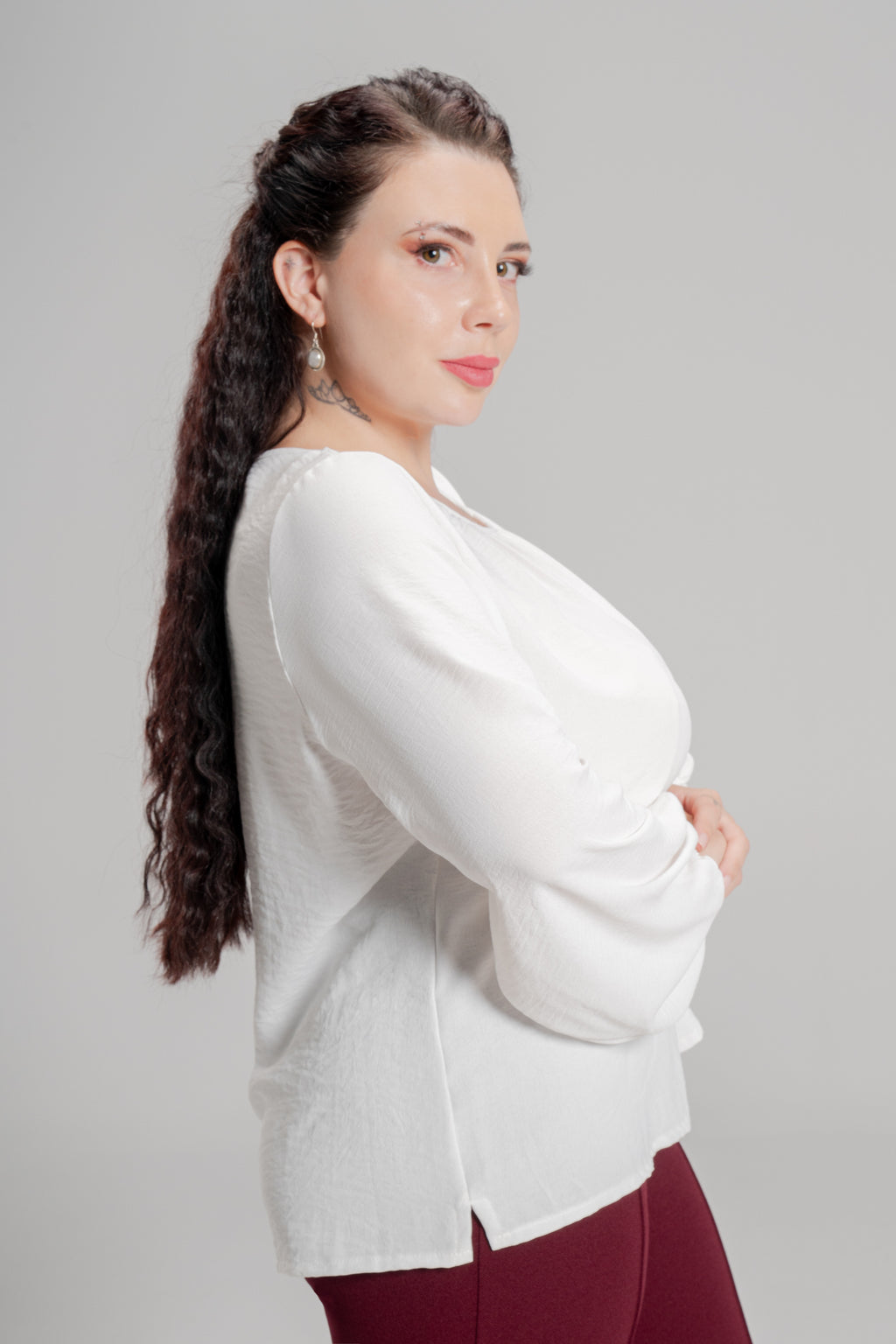 Μπλουζα Γκοφρε Λευκό