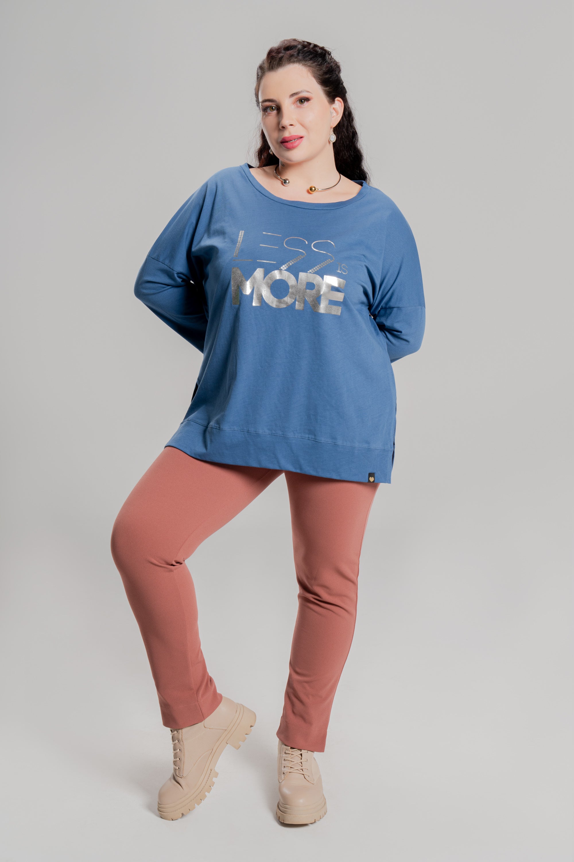 Μπλούζα Less is More Blue