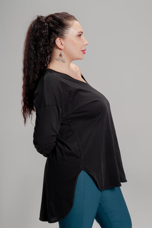 Plus size Mπλουζάκι Mako Black