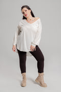 Plus size Mπλουζάκι Mako White