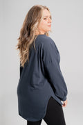 Plus size Mπλουζάκι Mako Grey