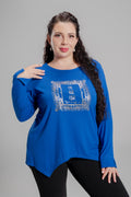Plus size Μπλουζα Eternalism Blue