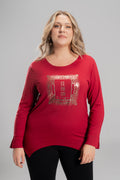 Plus size Μπλουζα Eternalism Red