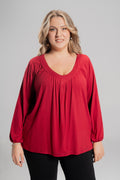 Plus size Μπλουζα Red