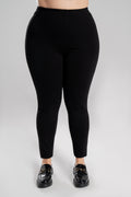 Plus size Street Legging Μαύρο
