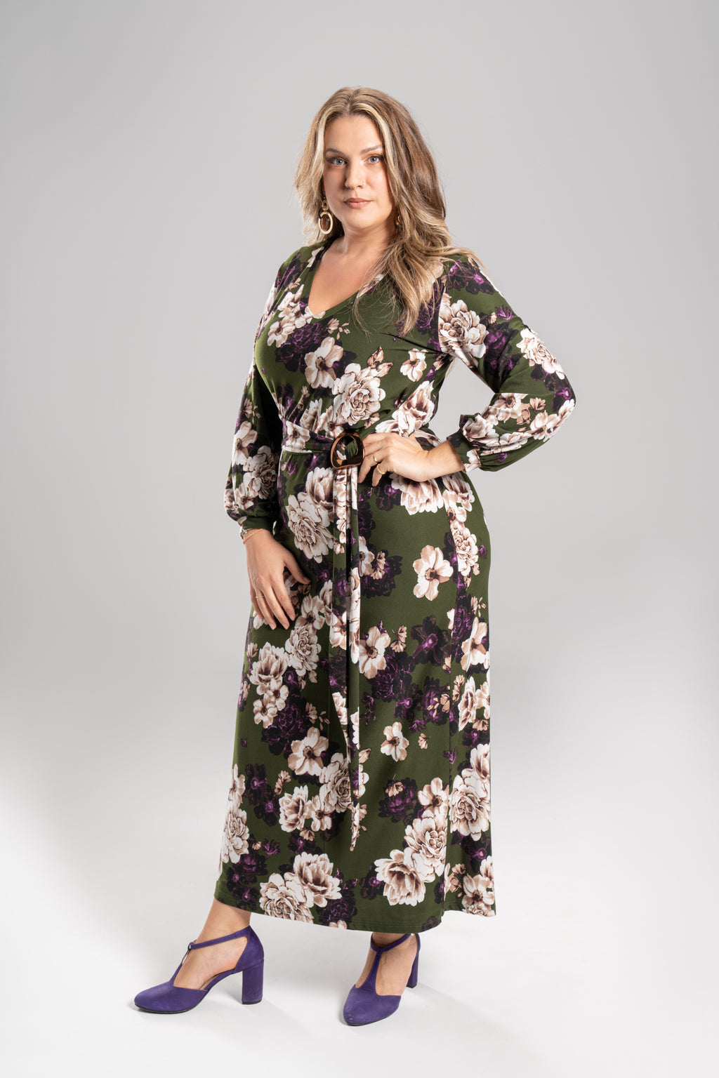 Φόρεμα φλοράλ Green