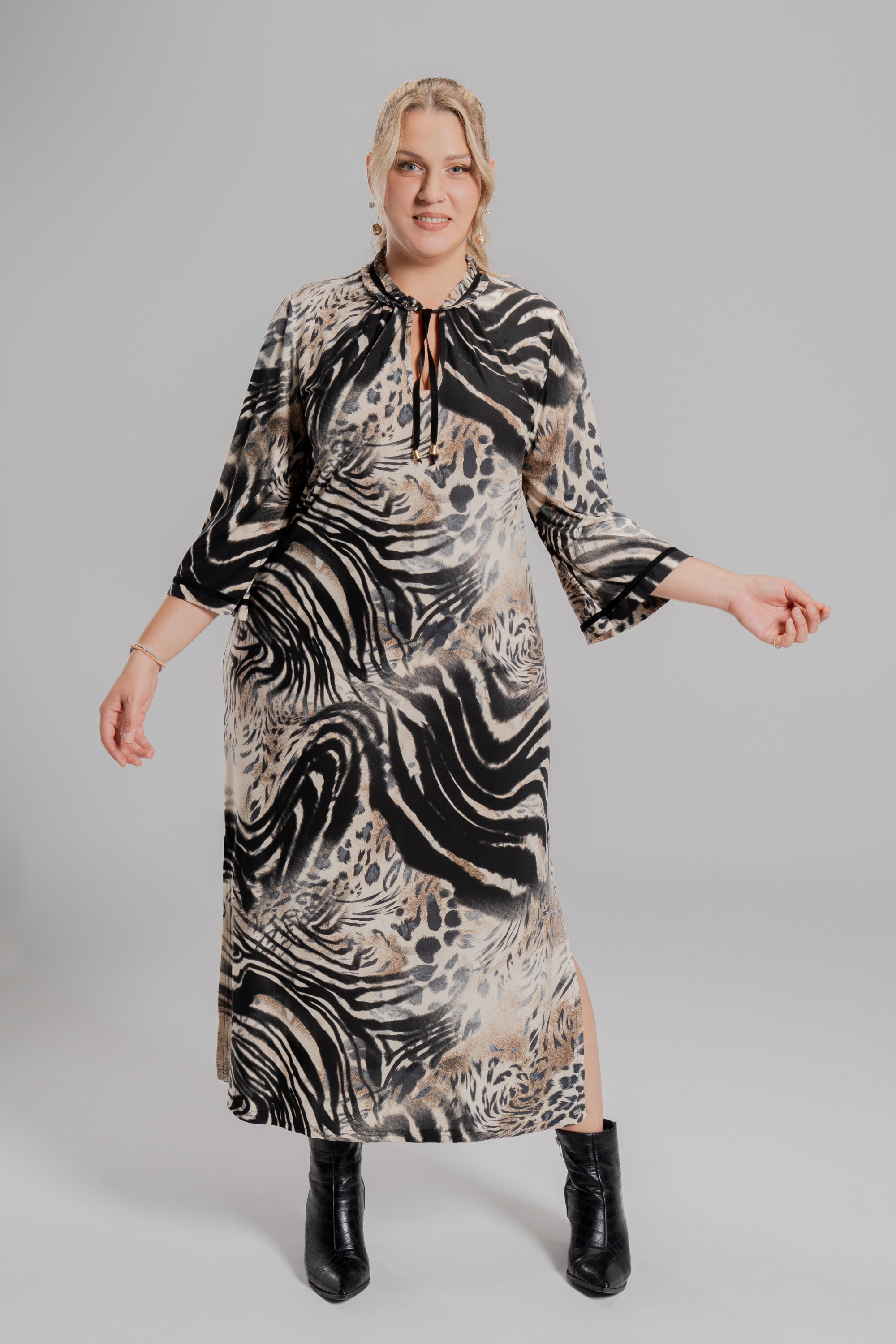 Φόρεμα Animal black