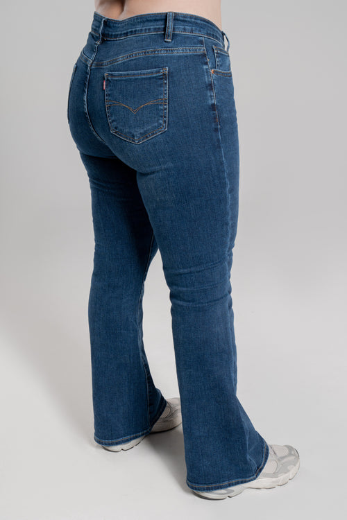Plus size Jeans Καμπάνα