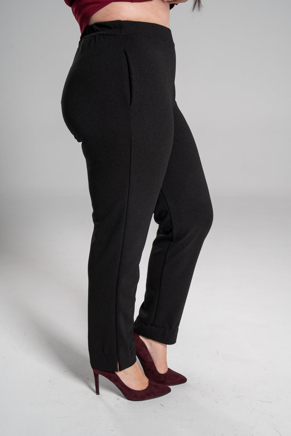 Παντελόνα κρεπ μπλέ