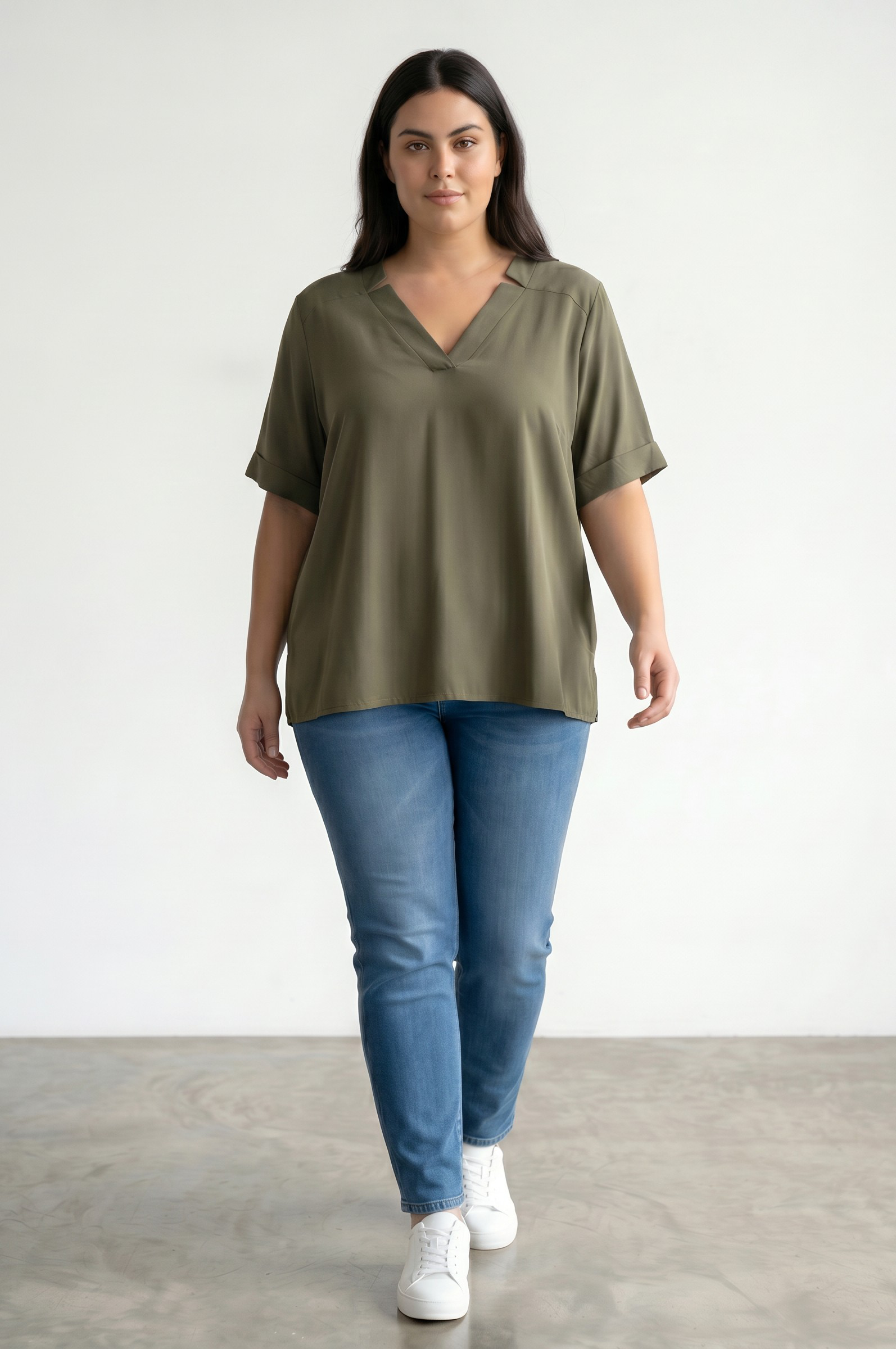 Μπλούζα Oversized Μπλε Λαδί