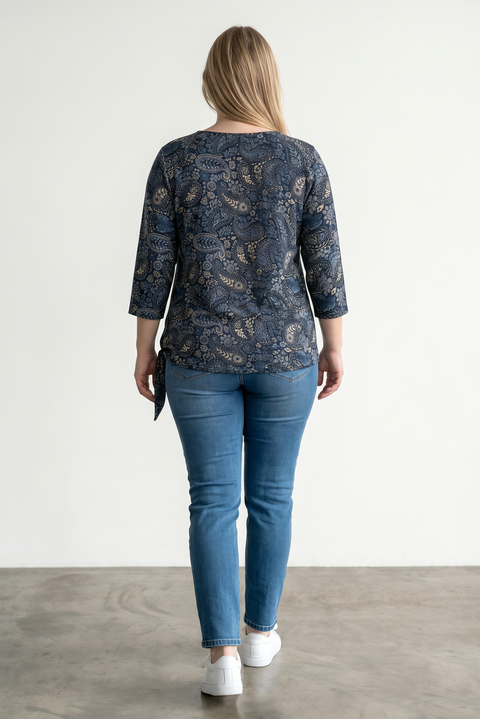 Μπλούζα Oversized Paisley Print
