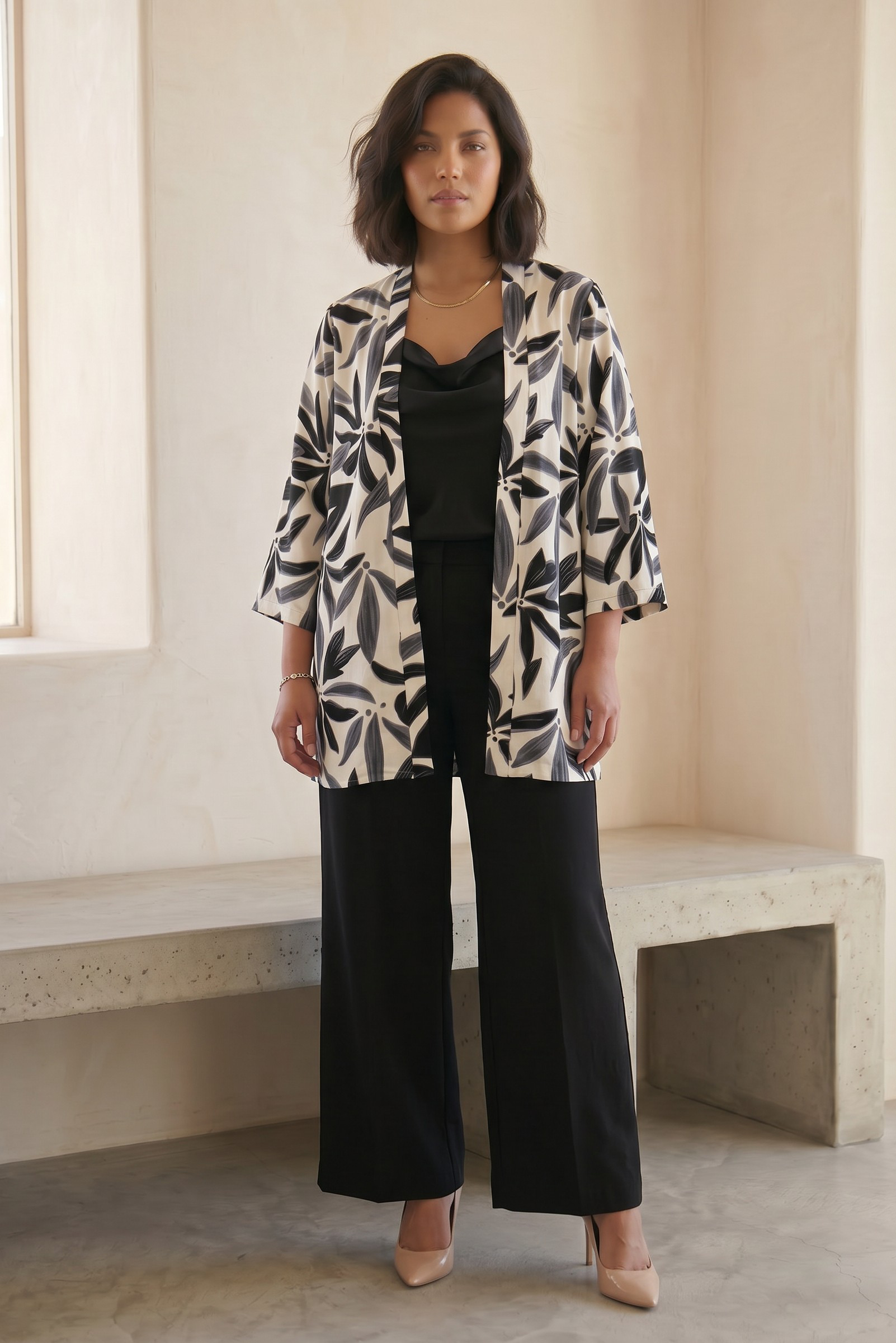 Kimono Floral Print