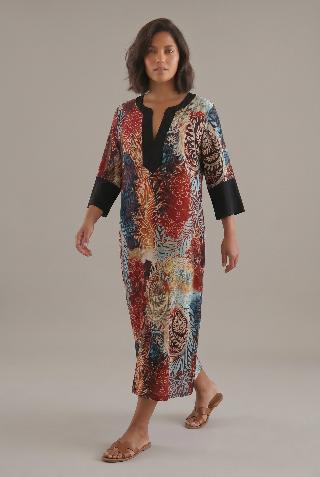 Γυναικείο Φόρεμα Paisley Print Πολύχρωμο