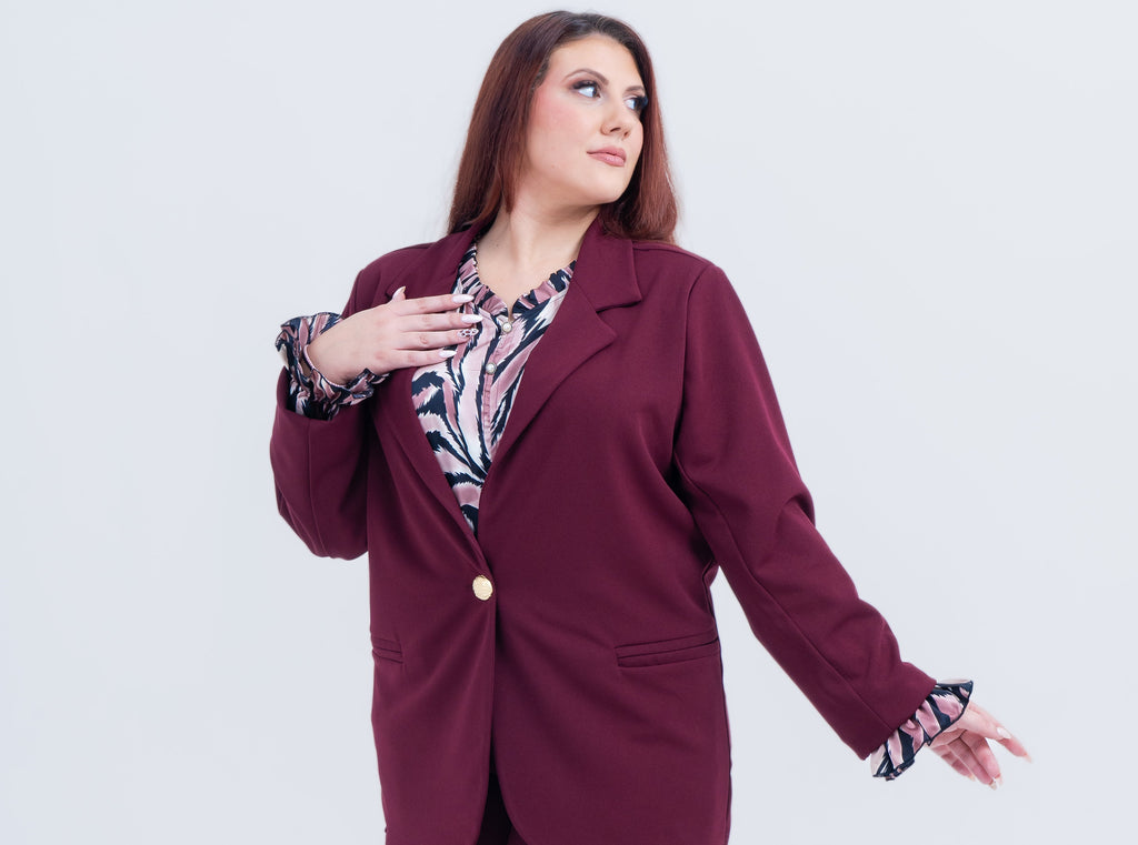 Κουστούμι Μπορντό κρεπ