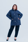 Plus size Ζακέτα Angora Grey