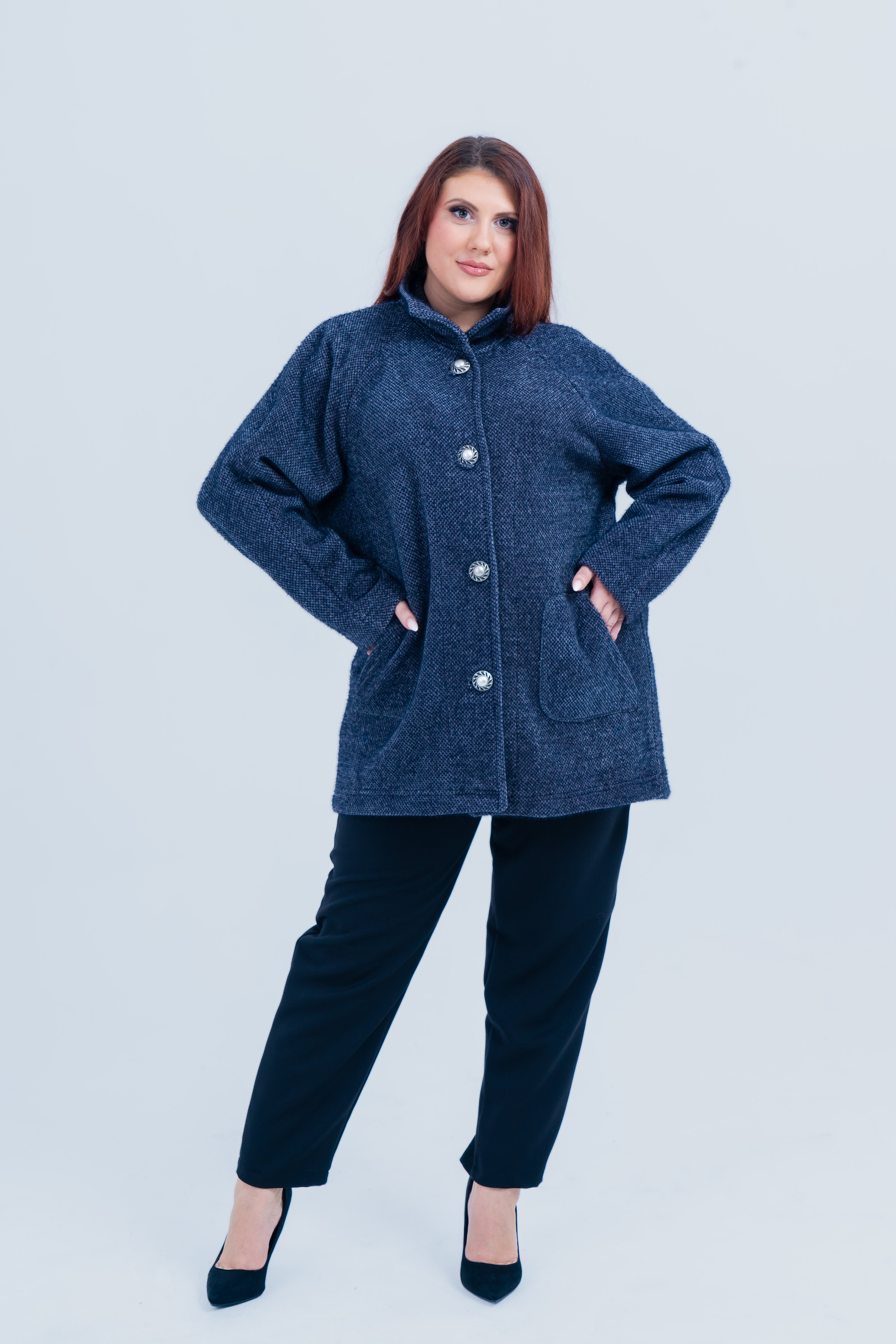 Ζακέτα Angora Grey