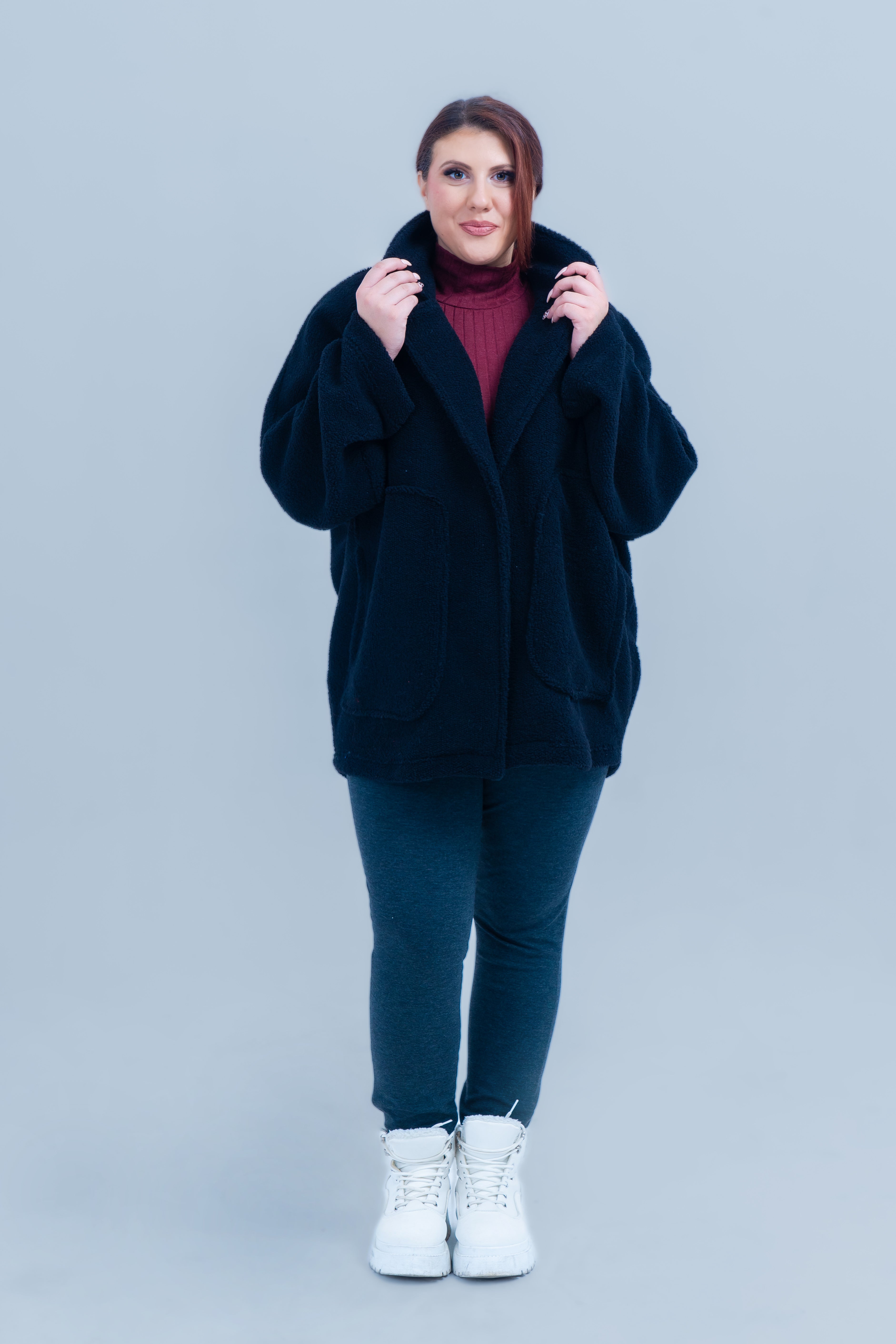 Πανωφόρι μπουκλέ προβατάκι