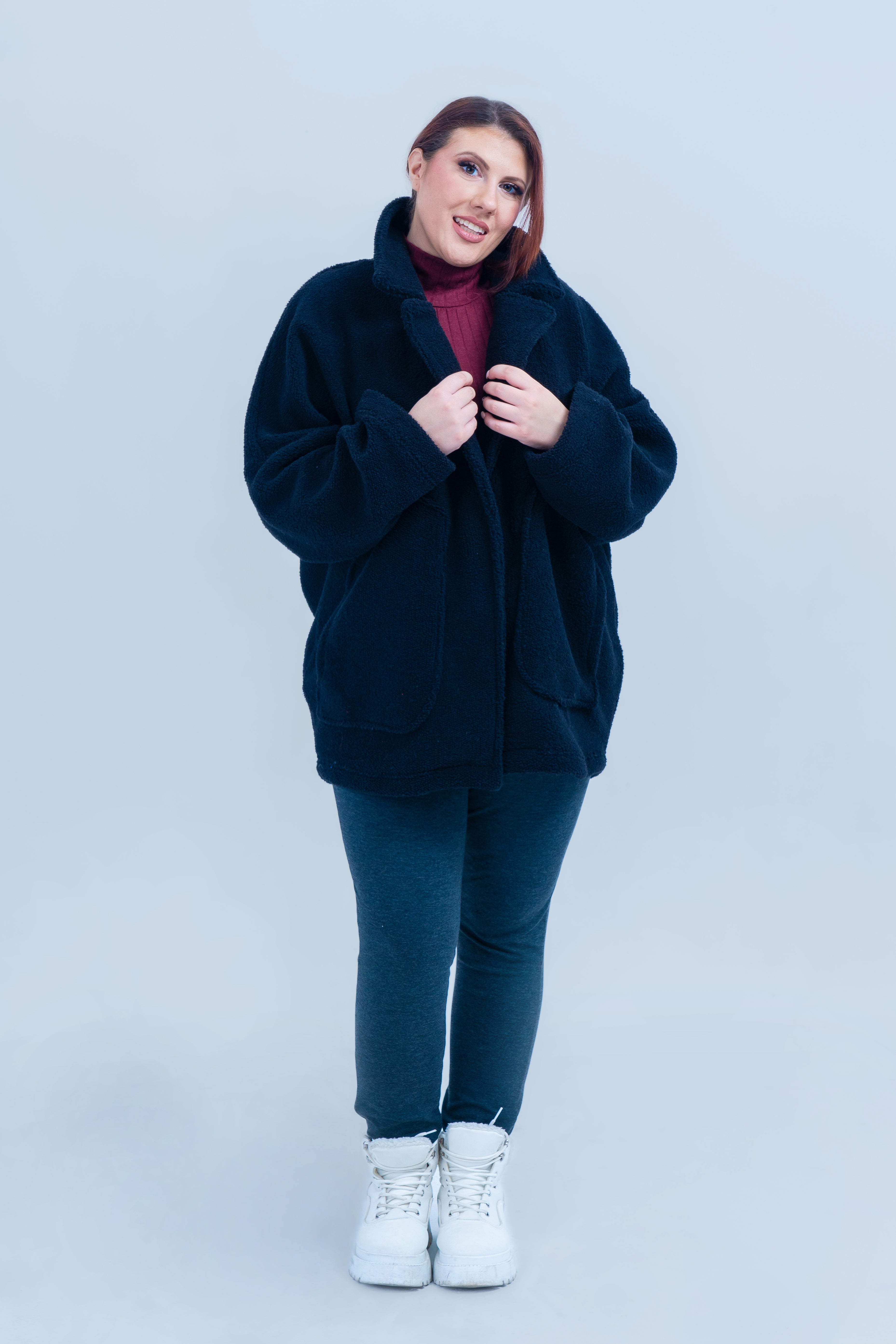 Πανωφόρι μπουκλέ προβατάκι