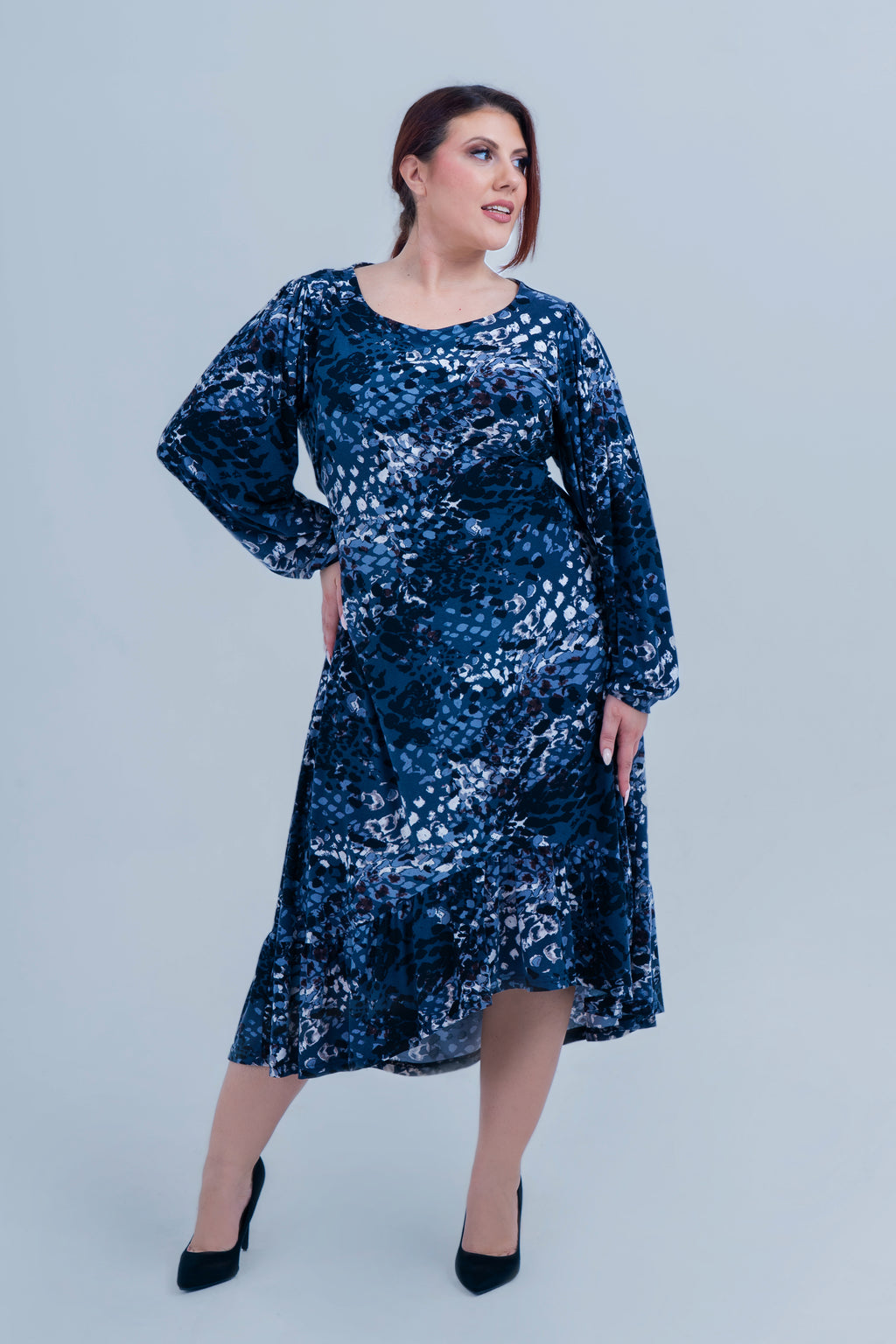 Φόρεμα Winter Green Animal