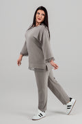 Plus size Paris Twin Set - Σετ με Παντελόνι και Μπλούζα Δαντέλα