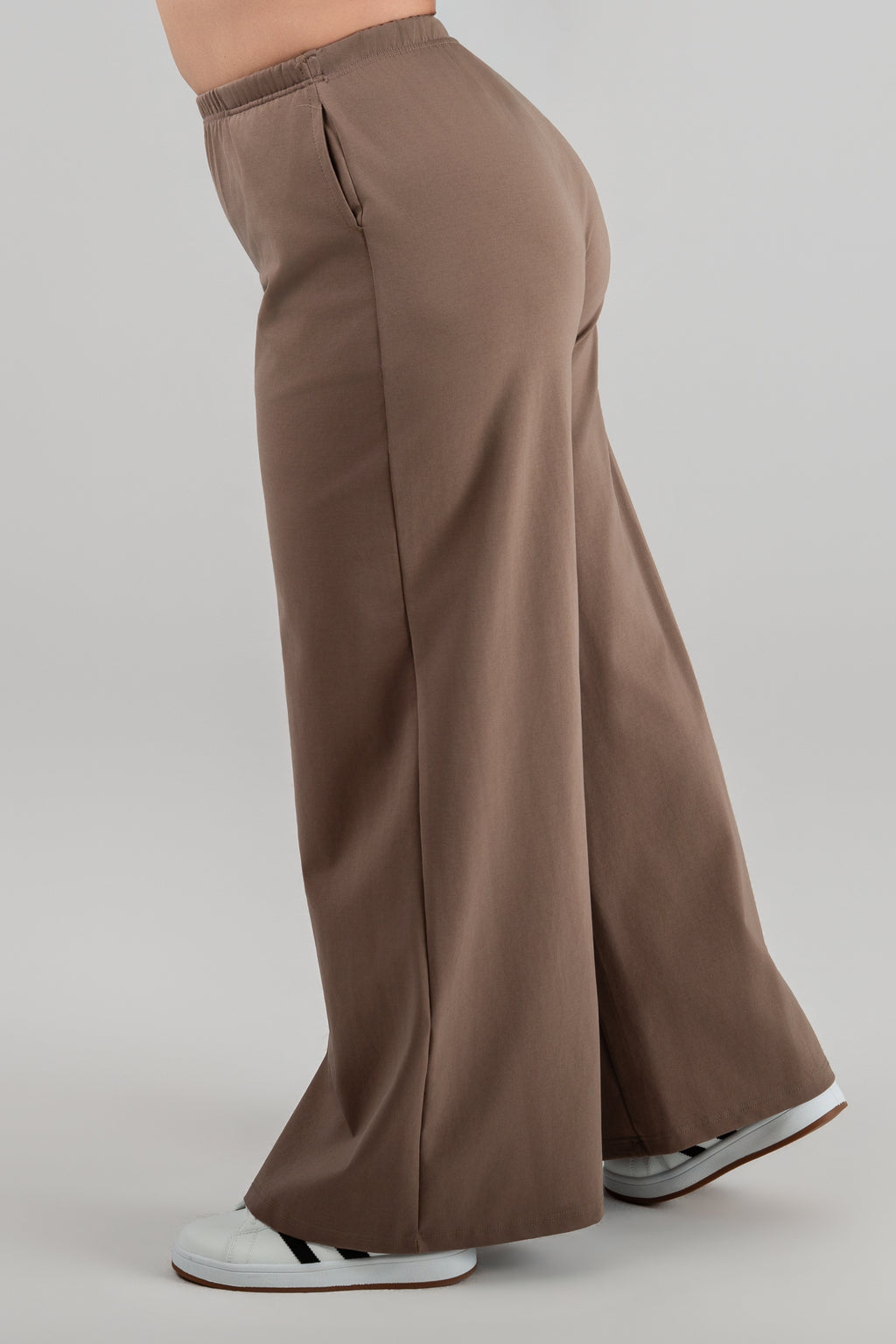 Plus size Wind παντελόνα καφε