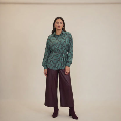 Γυναικεία Μπλούζα Σατέν plus size