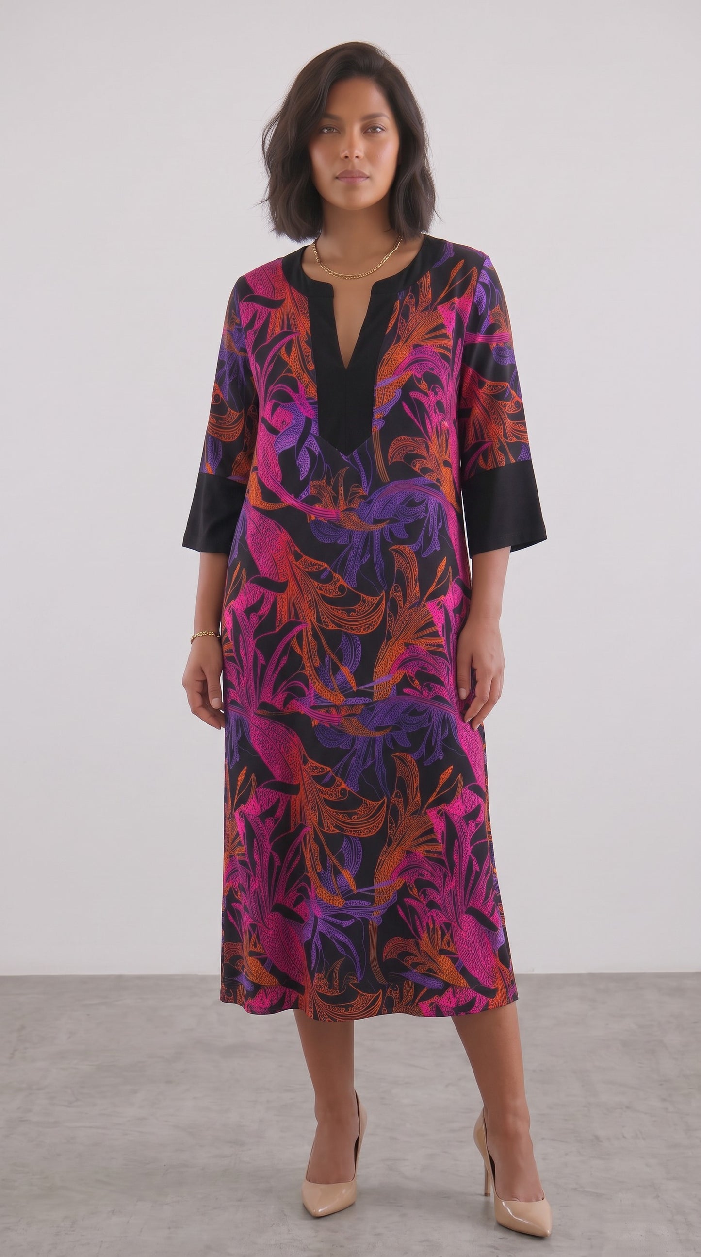 Γυναικείο Φόρεμα Paisley Print Πολύχρωμο