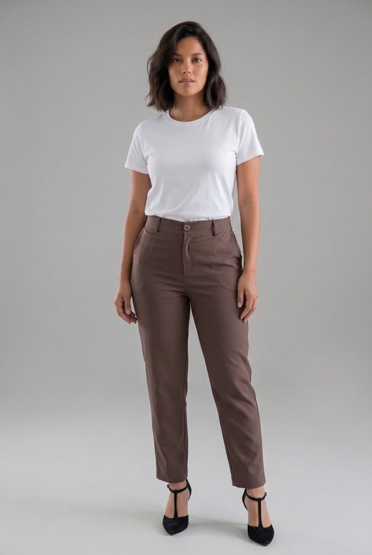 Plus size CONTOUR FIT Καφέ