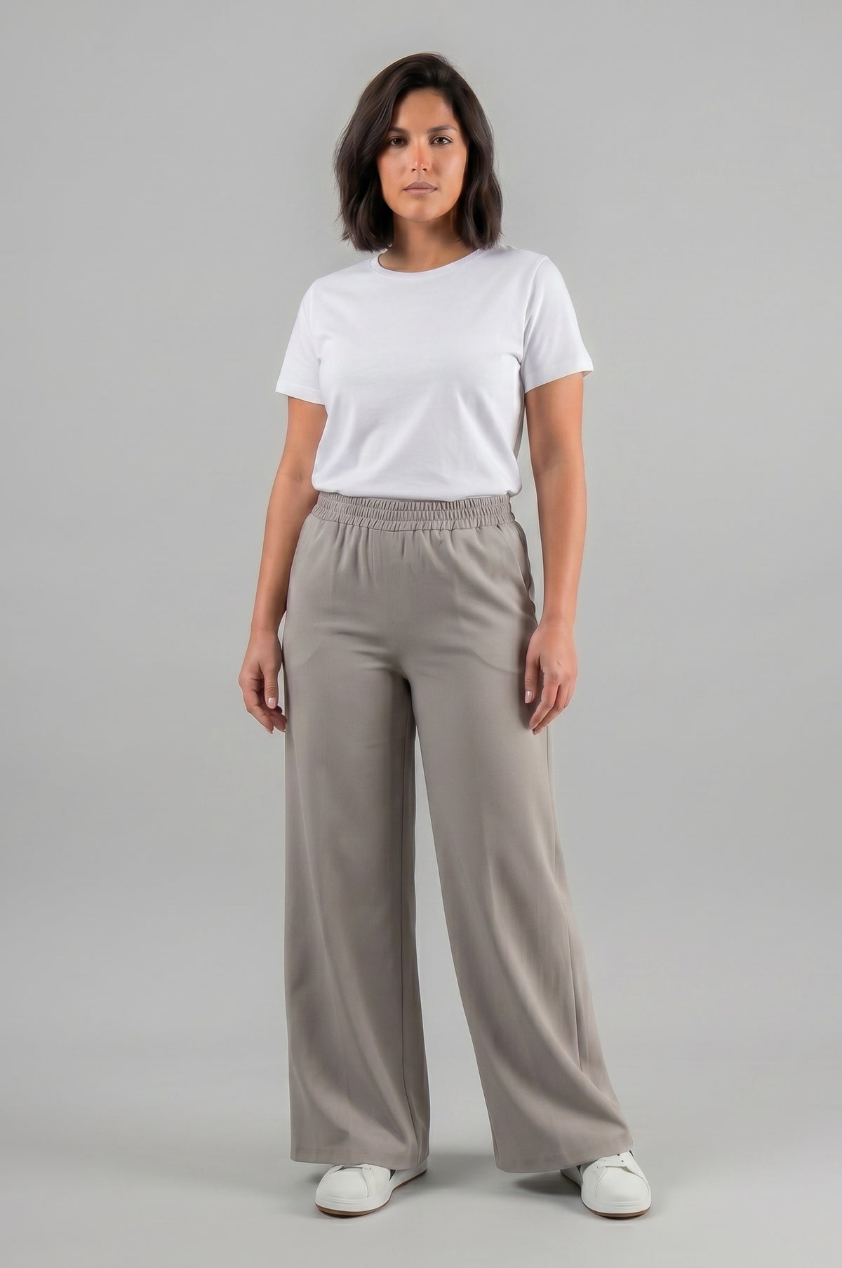 Plus size Wind παντελόνα γκρι