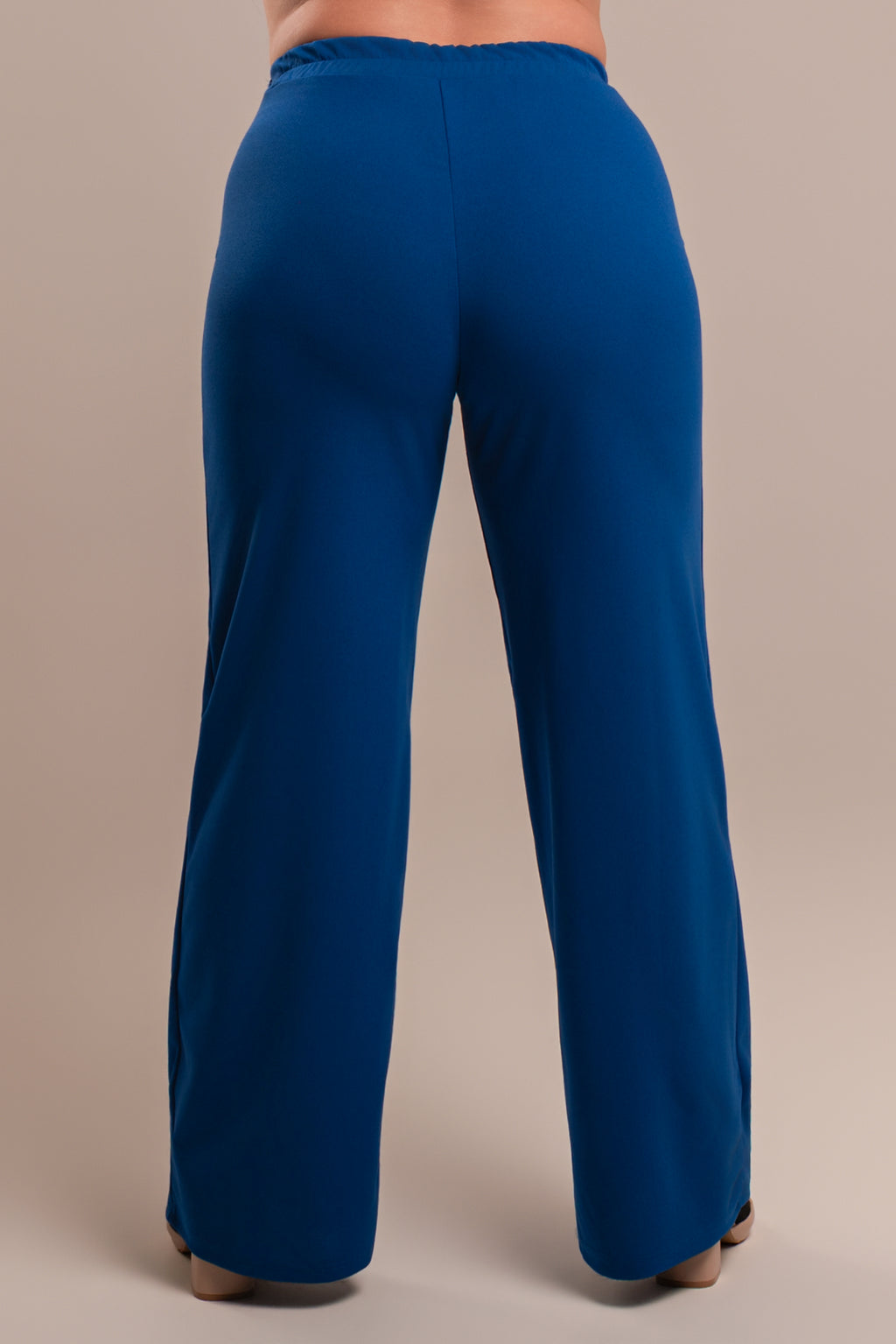 Plus size Παντελόνα κρεπ Ρουά