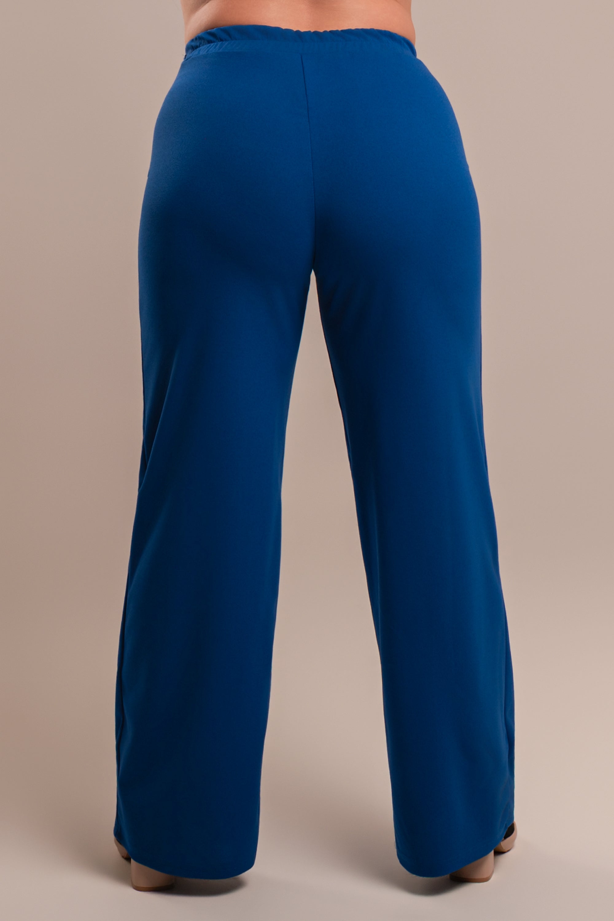 Plus size Παντελόνα κρεπ Ρουά