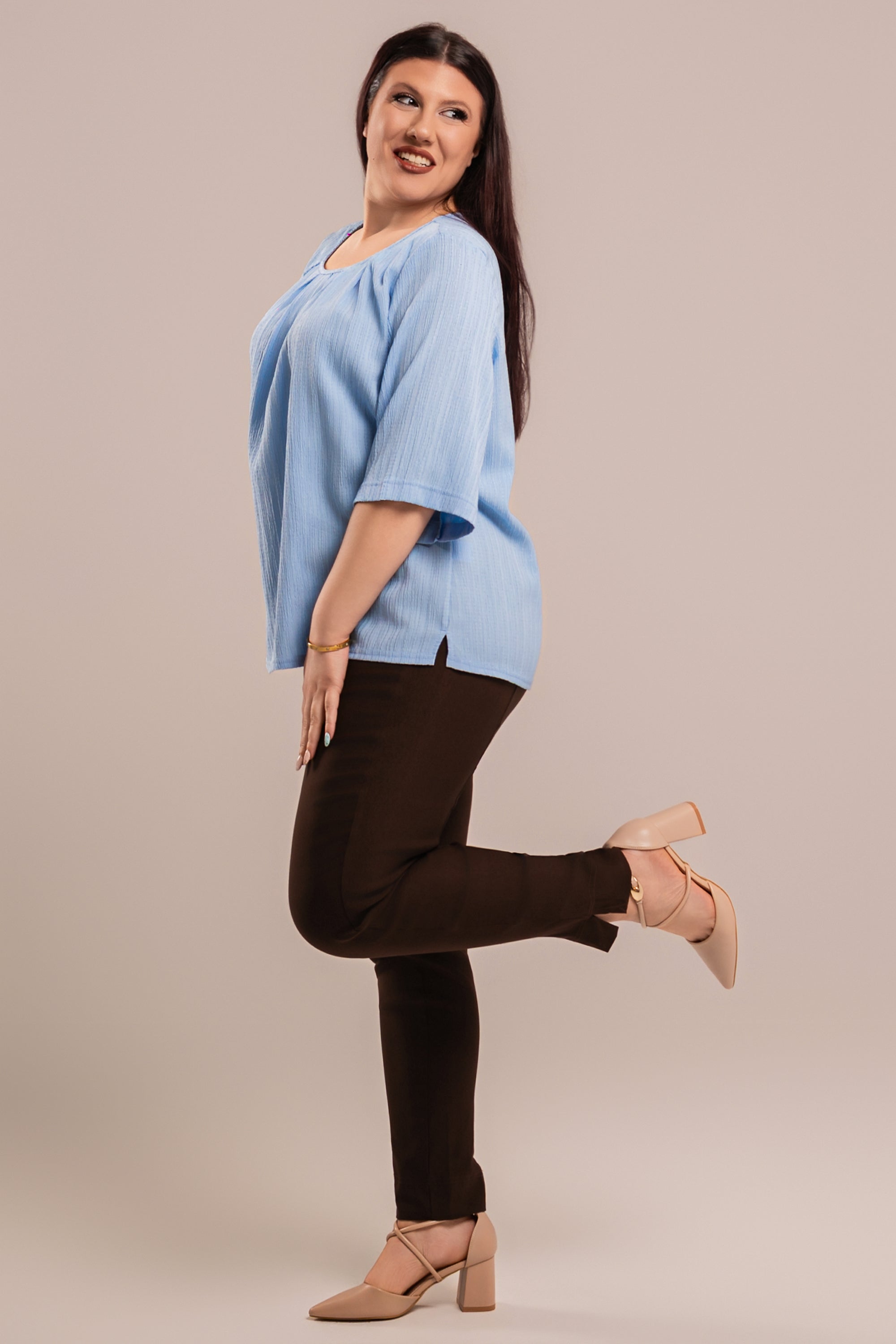 Plus size Flexi Line Καφέ