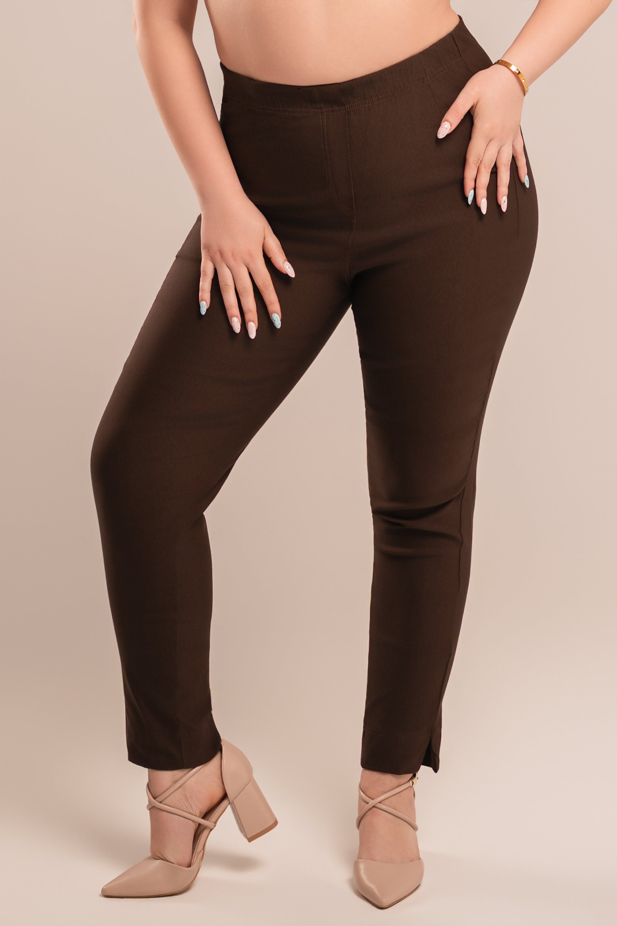 Plus size Flexi Line Καφέ